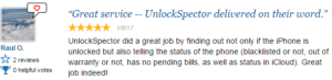 Unlockspector review network blacklist icloud status check